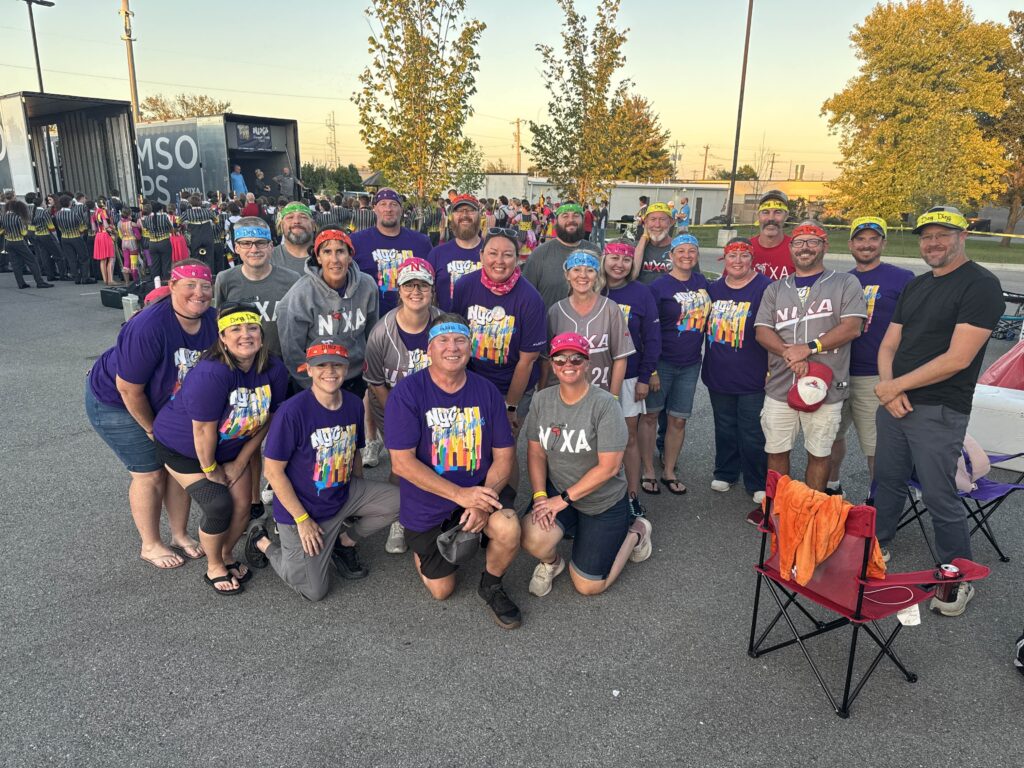The Nixa Band Boosters volunteer crew, ready for another show weekend